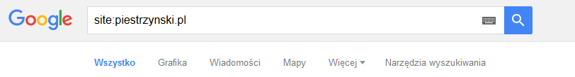 Operatory wyszukiwarki google.pl