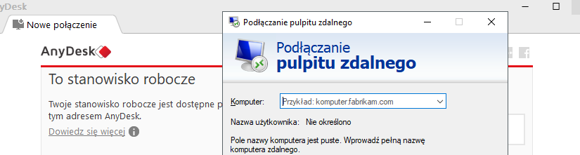 Pulpit zdalny w Windows xp,7,10