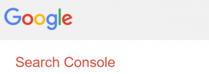 google search console / google webmaster tools