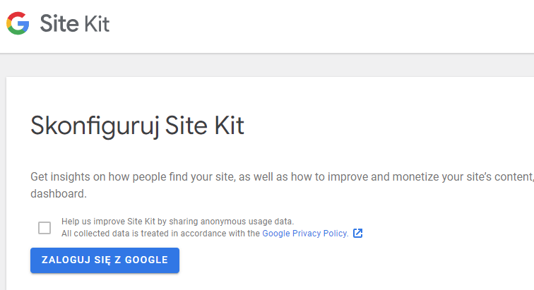 Google Site Kit Wordpress