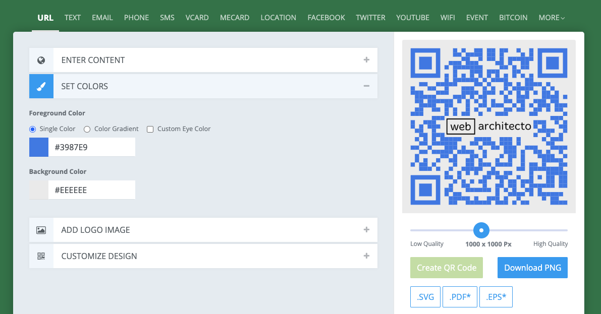 Generowanie kodów QR Przykład