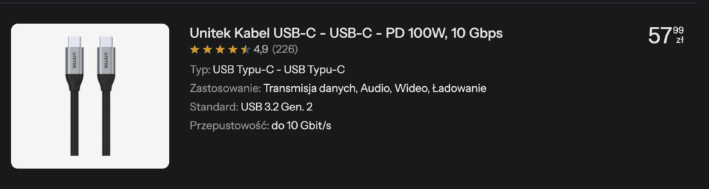 USB-C 3.1 gen 2